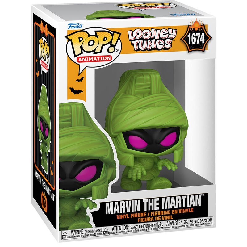 Looney Tunes POP Television Vinyl Figura Halloween Marvin Mummy 9 cm Frikytopia