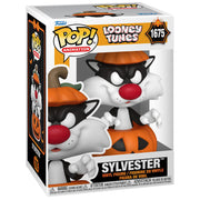 Looney Tunes POP Television Vinyl Figura Halloween Sylvester w/Pumpkin 9 cm