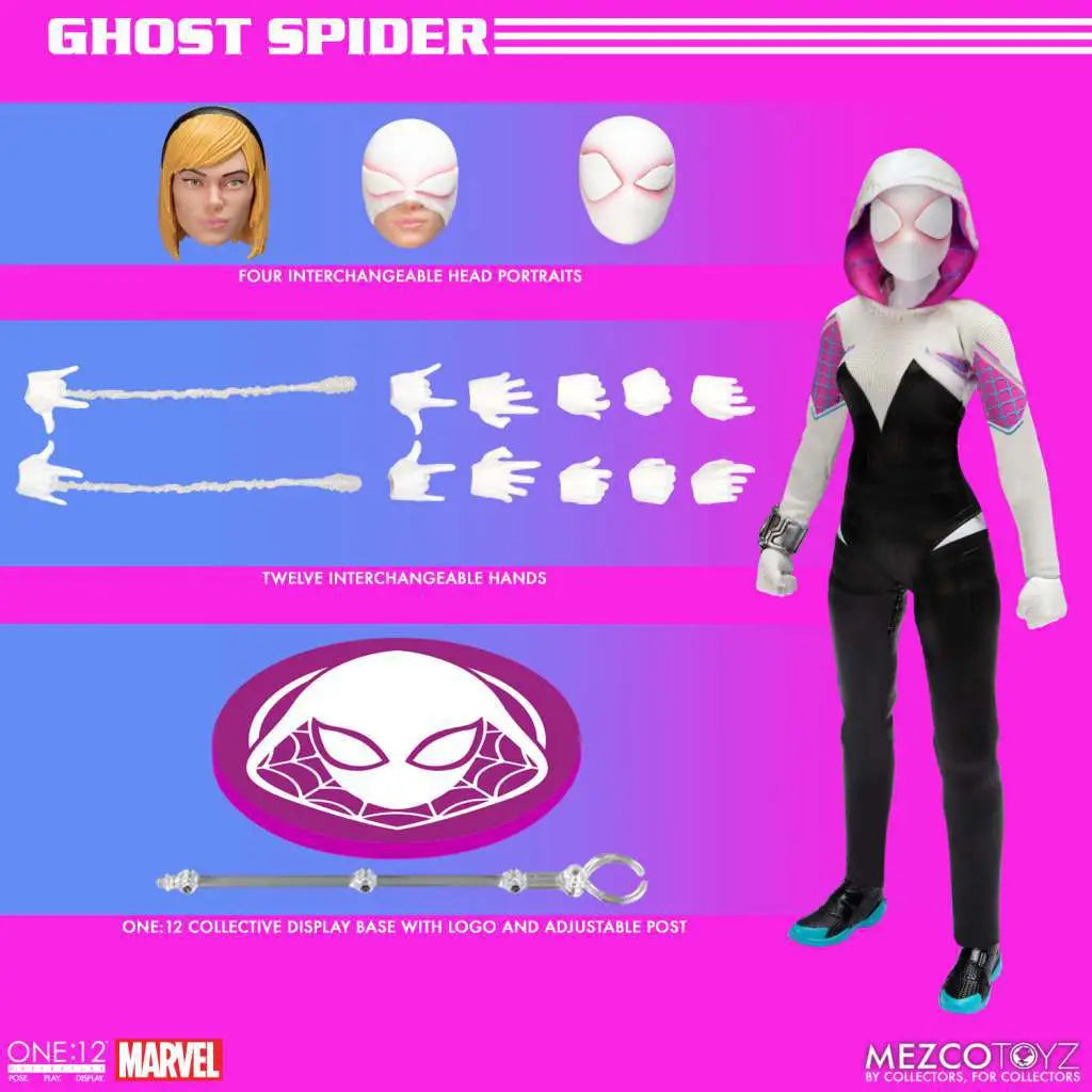 Ghost - spider fig 16 cm marvel one:12 collective