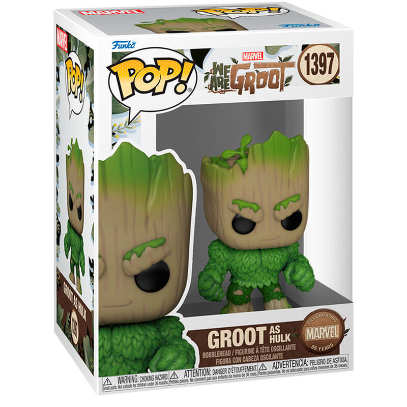 Funko pop marvel we are groot groot como hulk 81338 Frikytopia