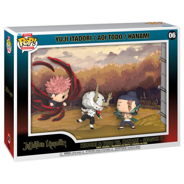 Jujutsu Kaisen POP Moments Vinyl Figuras Itadori Todo vs Hanami Frikytopia