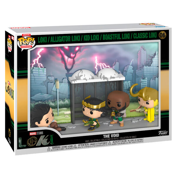 Loki Pack de POP Moments Deluxe Vinyl Figuras The Void Frikytopia