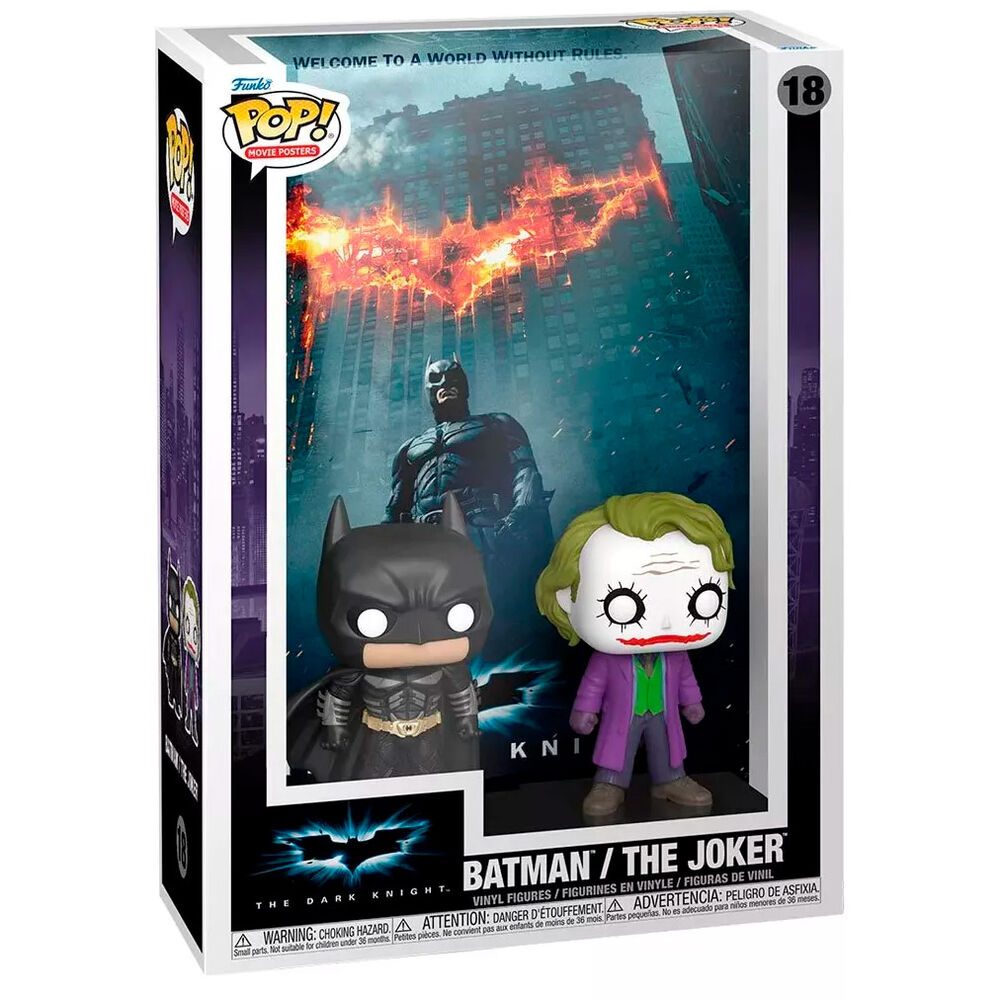 Figura POP Movie Poster DC Comics The Dark Knight Batman Joker Frikytopia