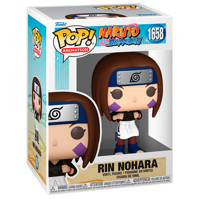 Naruto Pop Animation Vinyl Figura Rin Nohara 9 cm Frikytopia