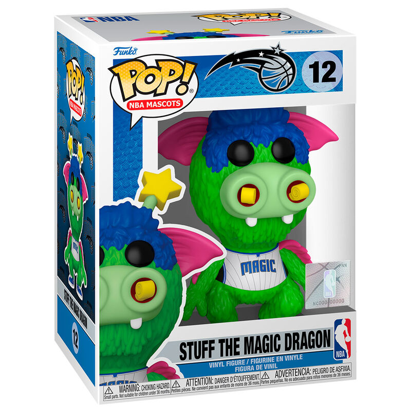Figura POP NBA Orlando Stuff the Magic Dragon Frikytopia