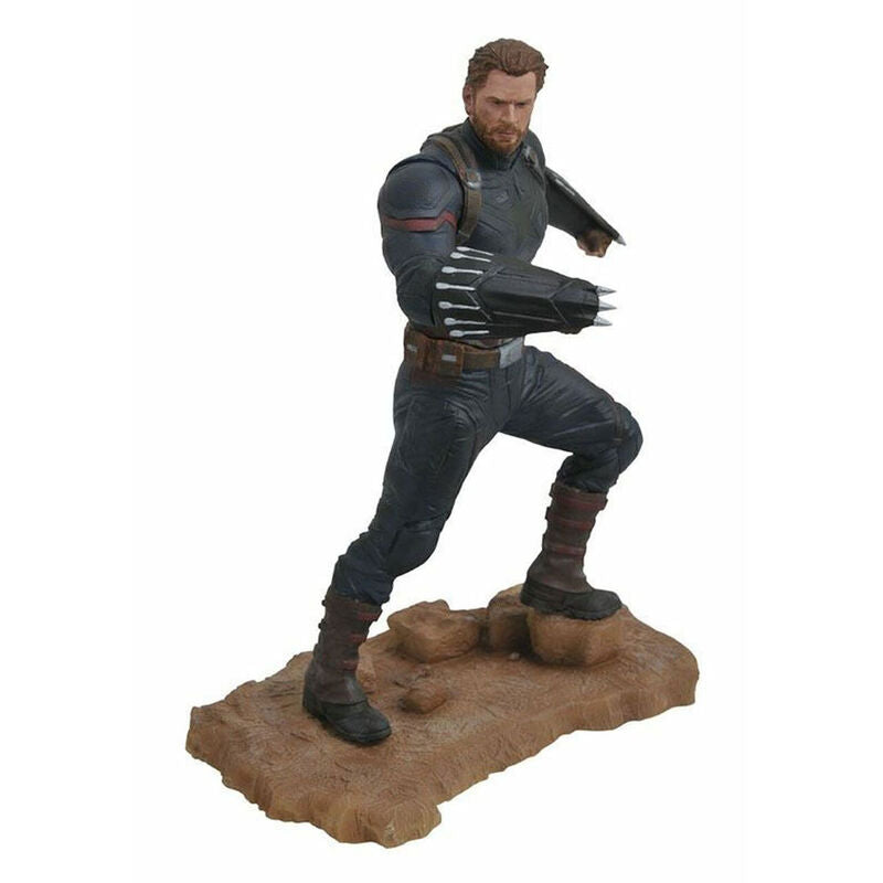 Estatua Capitan America Vengadores Avengers 3 Marvel 23cm Frikytopia