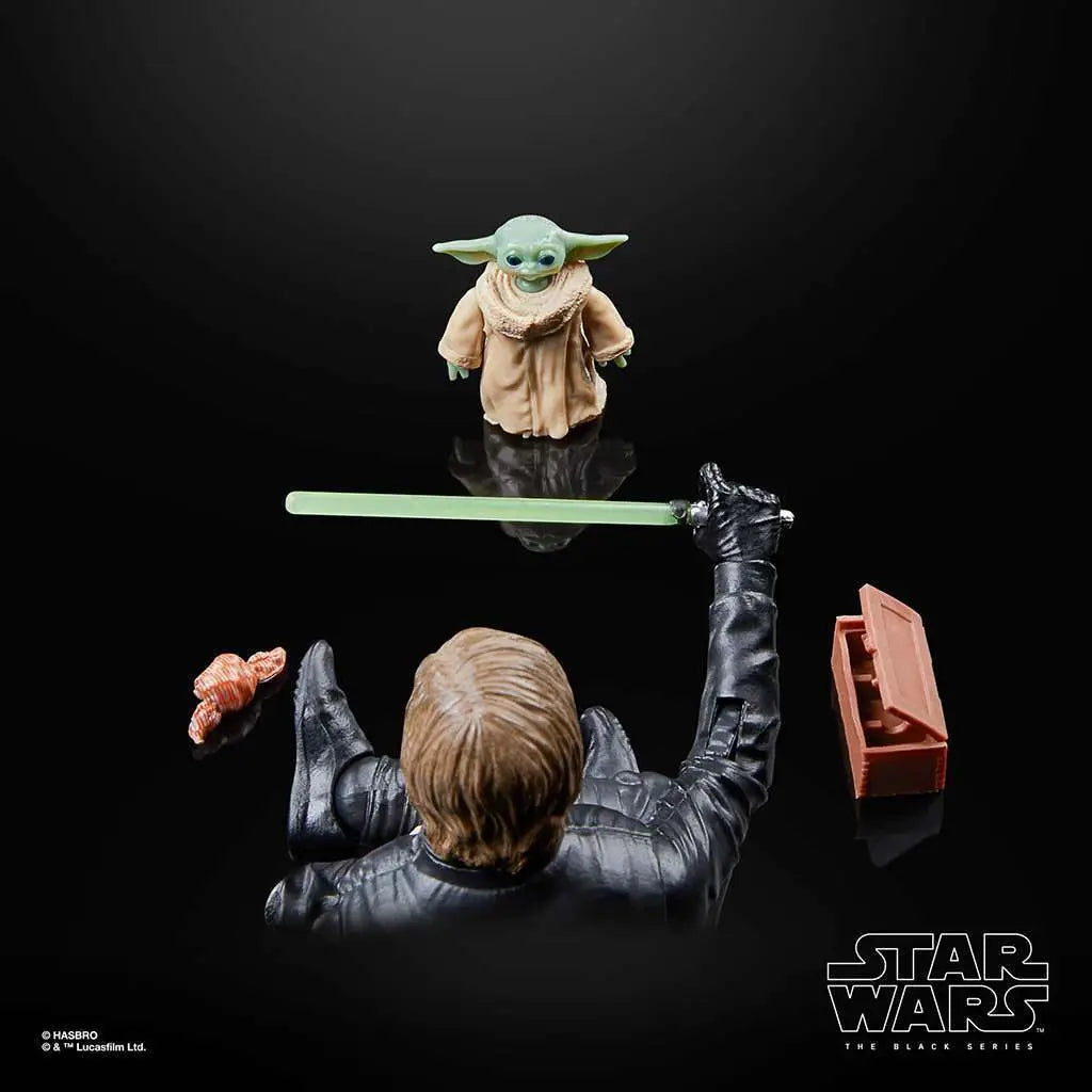 Figura hasbro star wars the black series luke skywalker & grogu