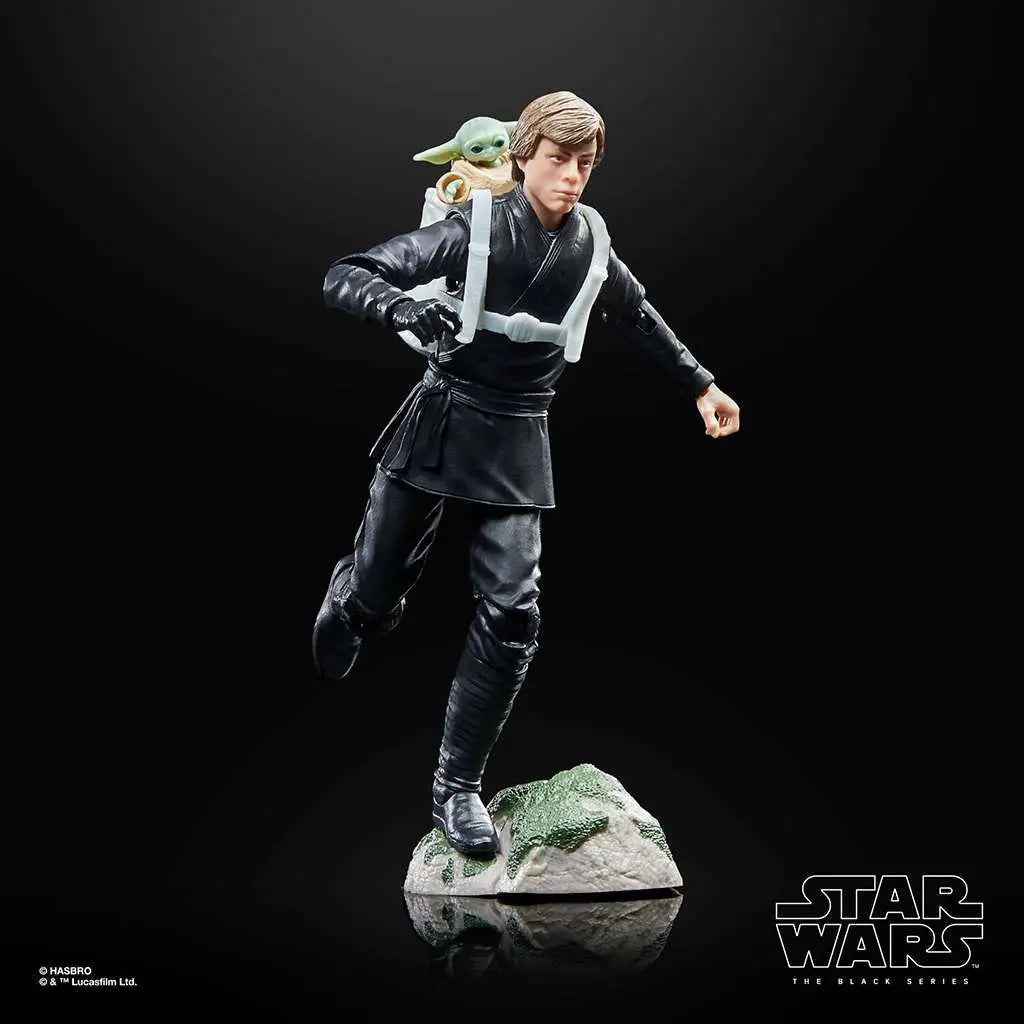 Figura hasbro star wars the black series luke skywalker & grogu