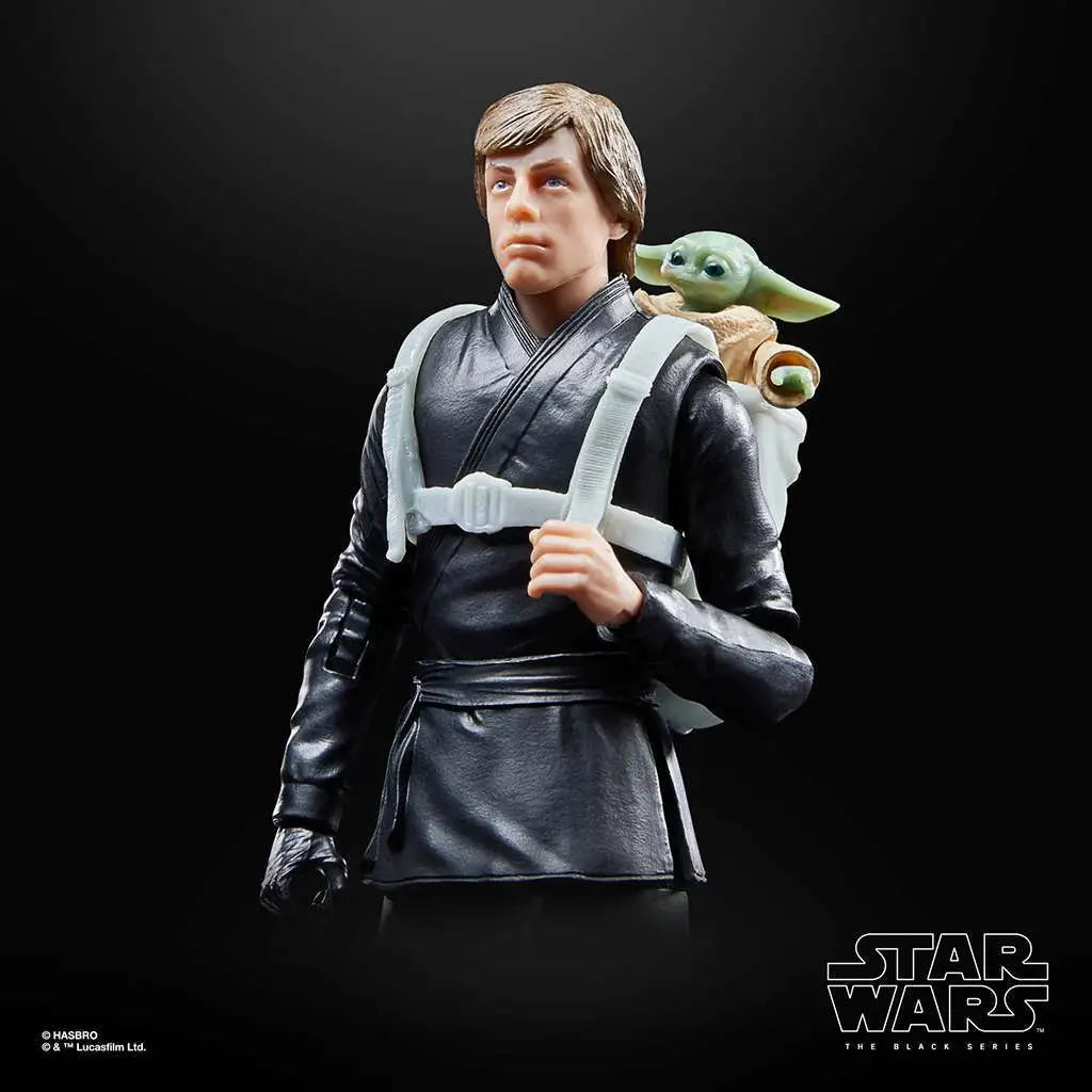 Figura hasbro star wars the black series luke skywalker & grogu