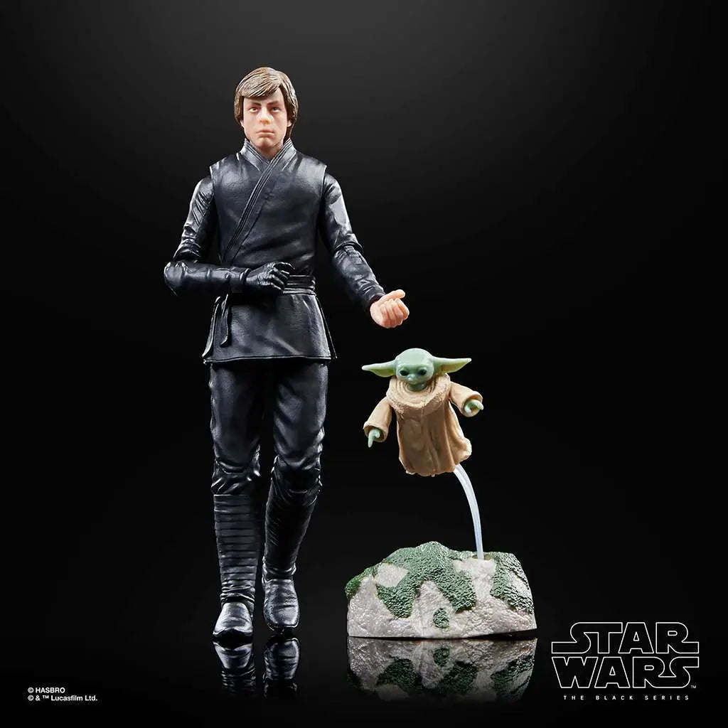 Figura hasbro star wars the black series luke skywalker & grogu