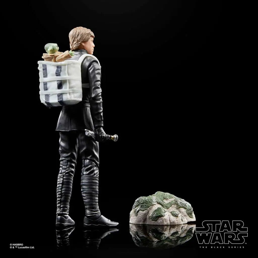 Figura hasbro star wars the black series luke skywalker & grogu