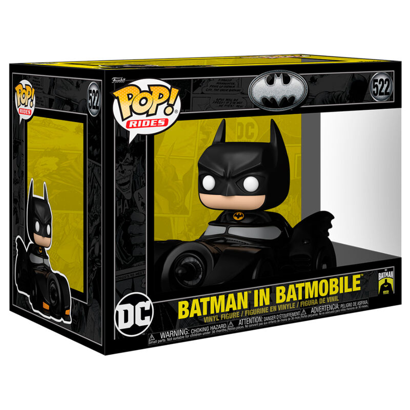 Figura POP Rides Deluxe DC Comics Batman in Batmobile Frikytopia