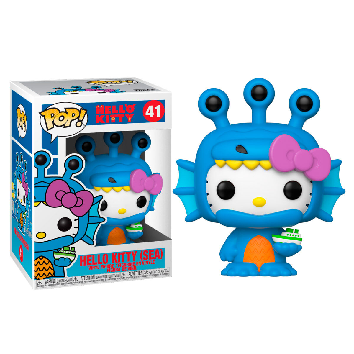 Figura POP Sanrio Hello Kitty Kaiju Sea Kaiju Frikytopia