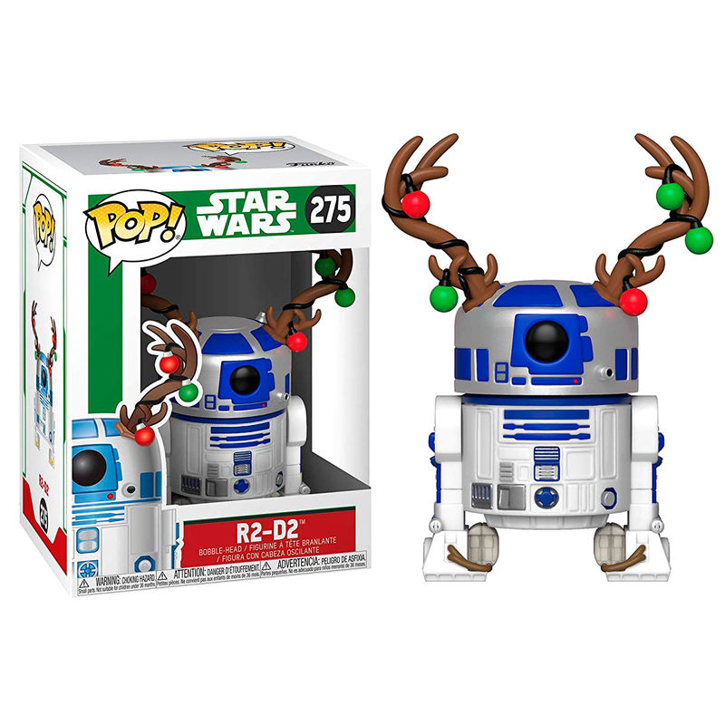 Star Wars POP Vinyl Cabezon Holiday R2-D2 9 cm