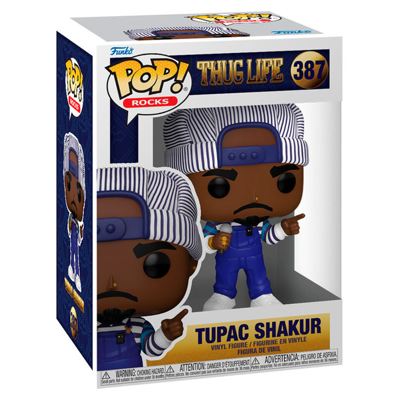 Tupac POP Rocks Vinyl Figura Tupac 90s 9 cm
