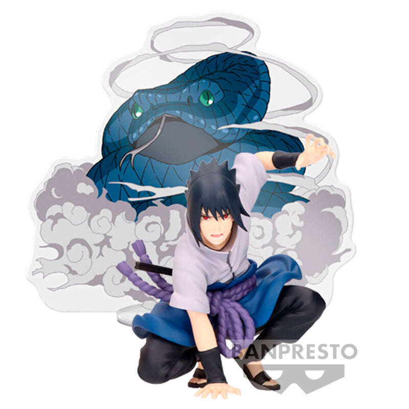 Figura banpresto naruto shippuden panel spectacle special sasuke 18cm