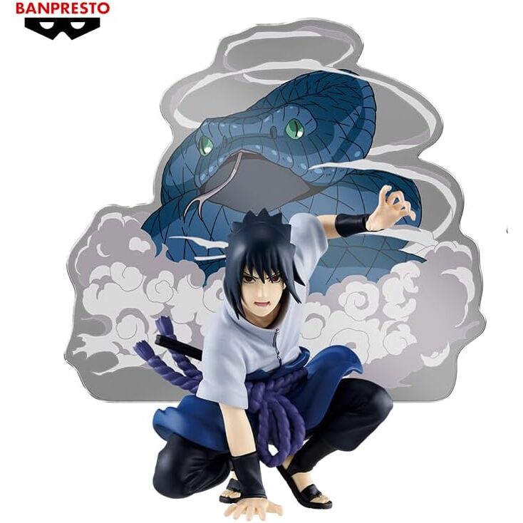 Figura banpresto naruto shippuden panel spectacle special sasuke 18cm