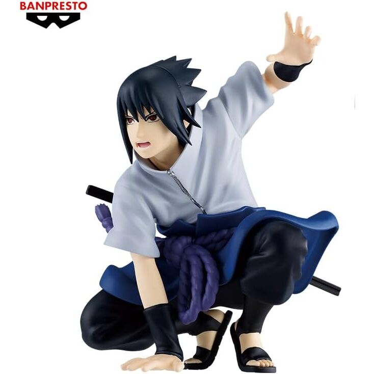 Figura banpresto naruto shippuden panel spectacle special sasuke 18cm