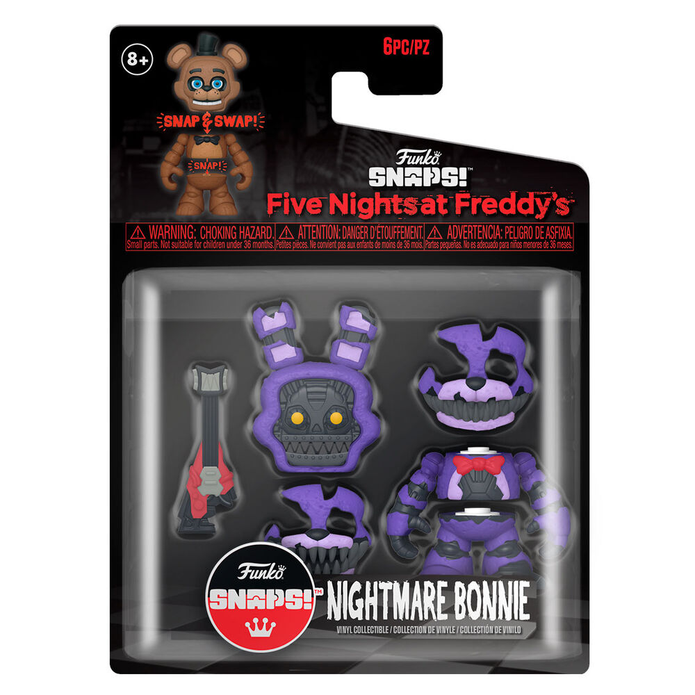 Figura Snaps Five Nights at Freddys Nightmare Bonnie