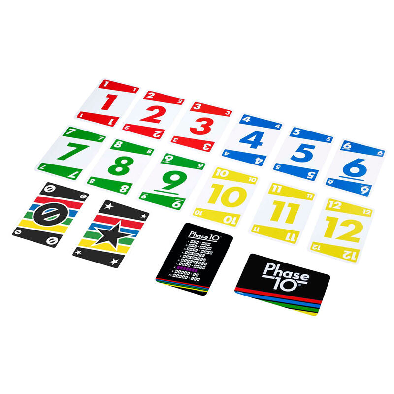 Juego de cartas mattel phase 10