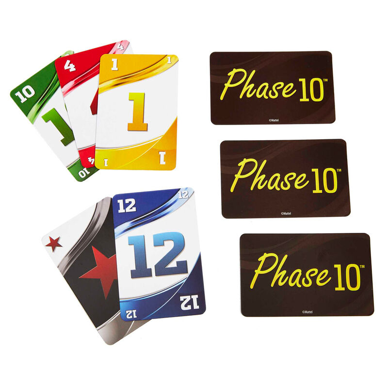 Juego de cartas mattel phase 10