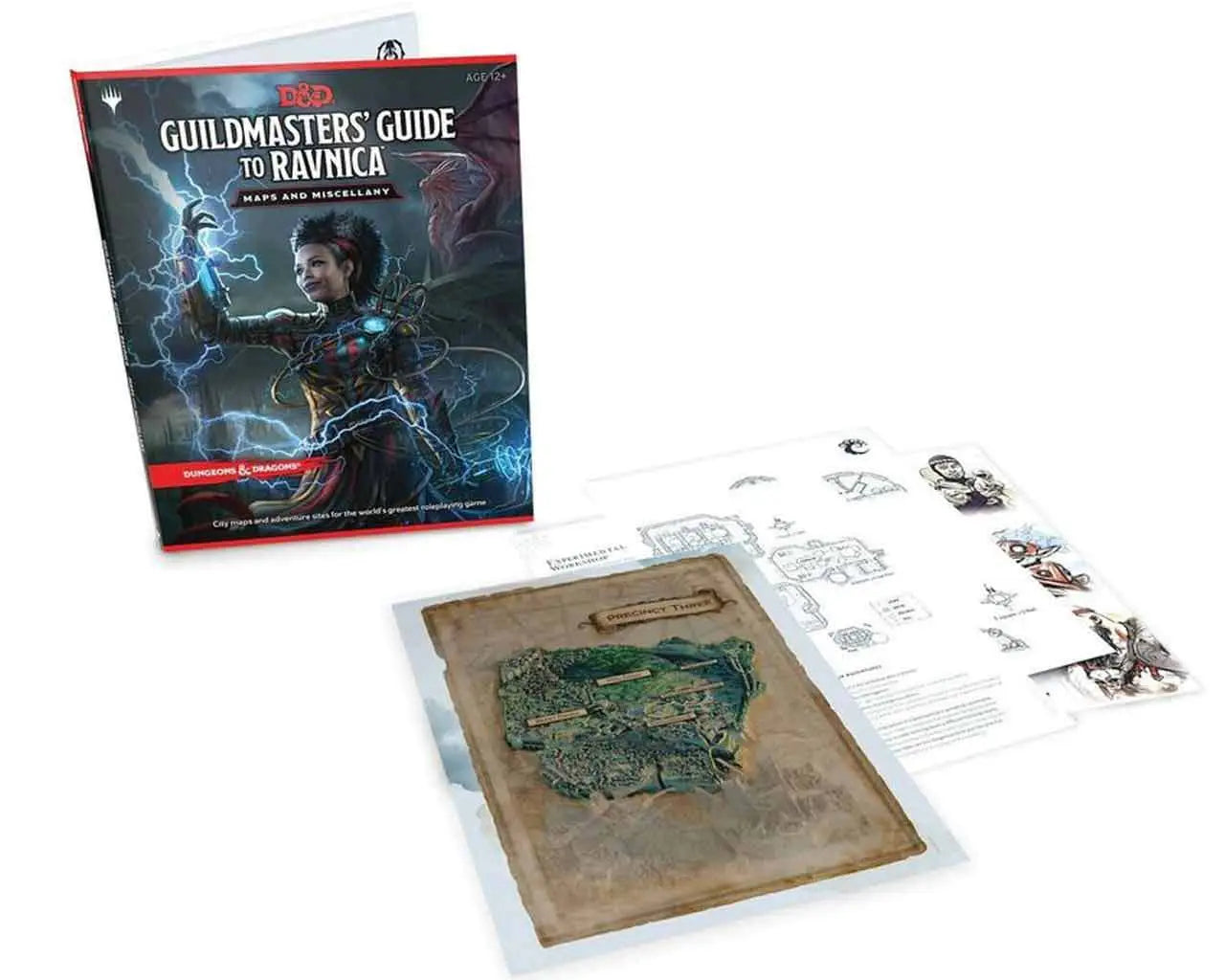 Dungeons & Dragons-Guildmasters' Guide to Ravnica Map and Miscellany