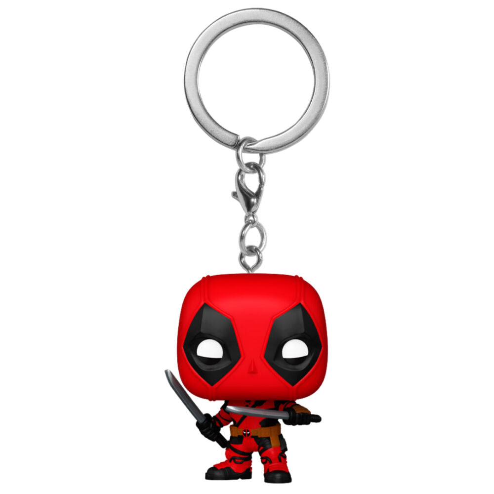 Llavero Pocket POP Marvel Deadpool y Wolverine Frikytopia