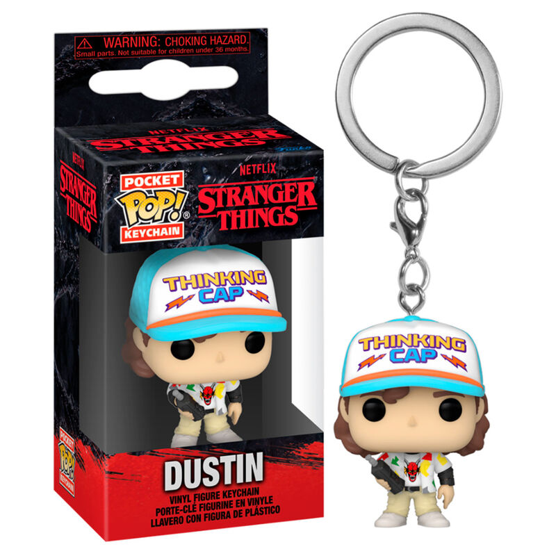Llavero Pocket POP Stranger Things Dustin Frikytopia