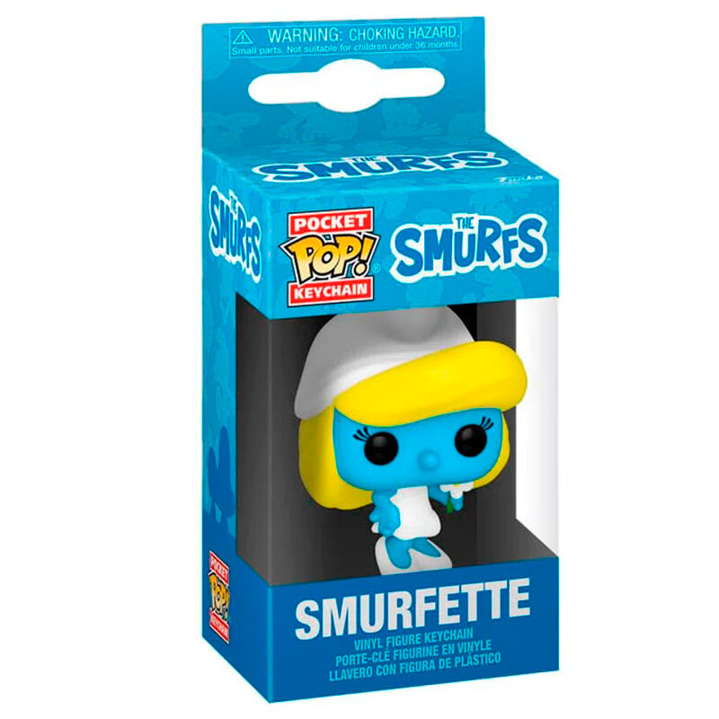 Llavero Pocket POP The Smurfs Smurfette Frikytopia