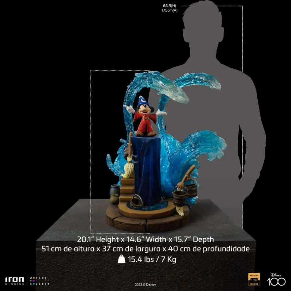 Mickey Mouse Fantasia Deluxe 1/10 estatua