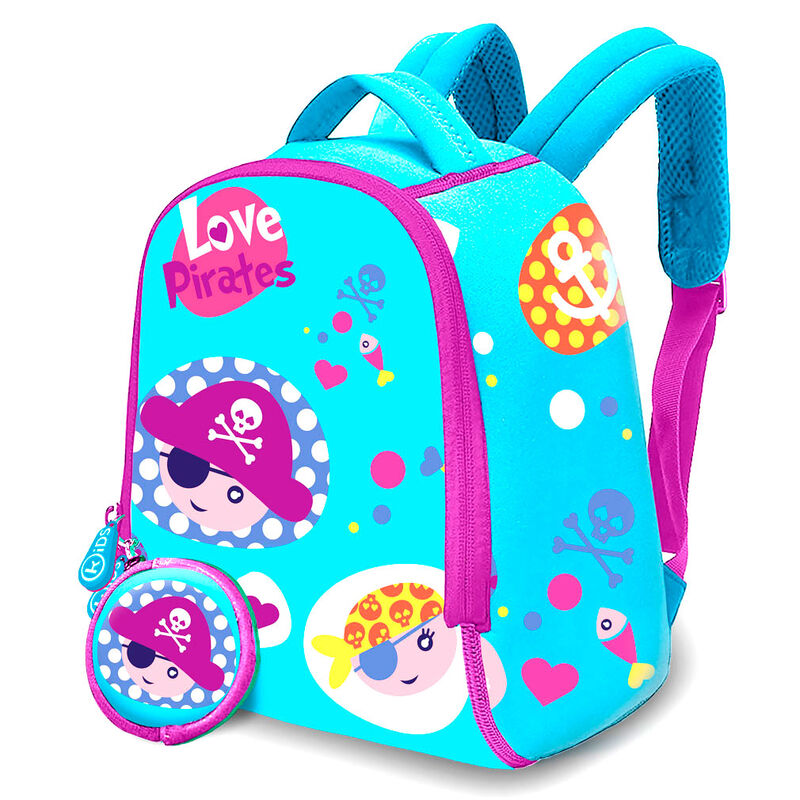 Mochila monedero Love Pirates neopreno 25cm Frikytopia