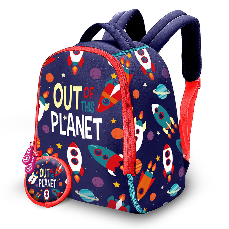 Mochila monedero Out Planet neopreno 25cm Frikytopia