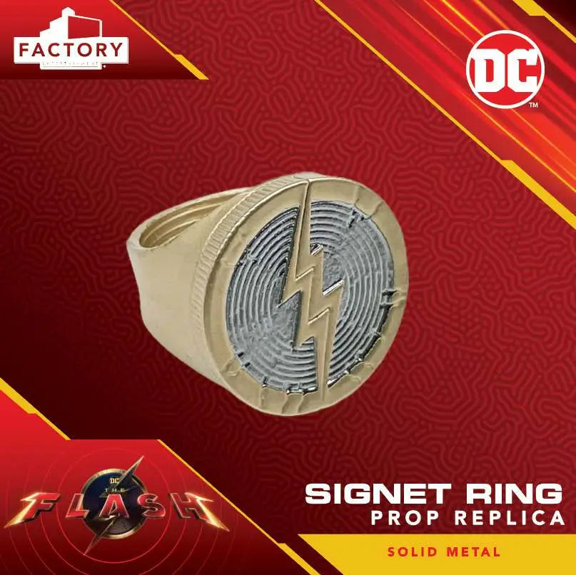The Flash Signet Anillo Prop Réplica Frikytopia