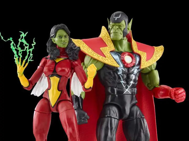 Figuras Skrull Queen & Super Skrull Beyond Earth Mightiest Los Venga