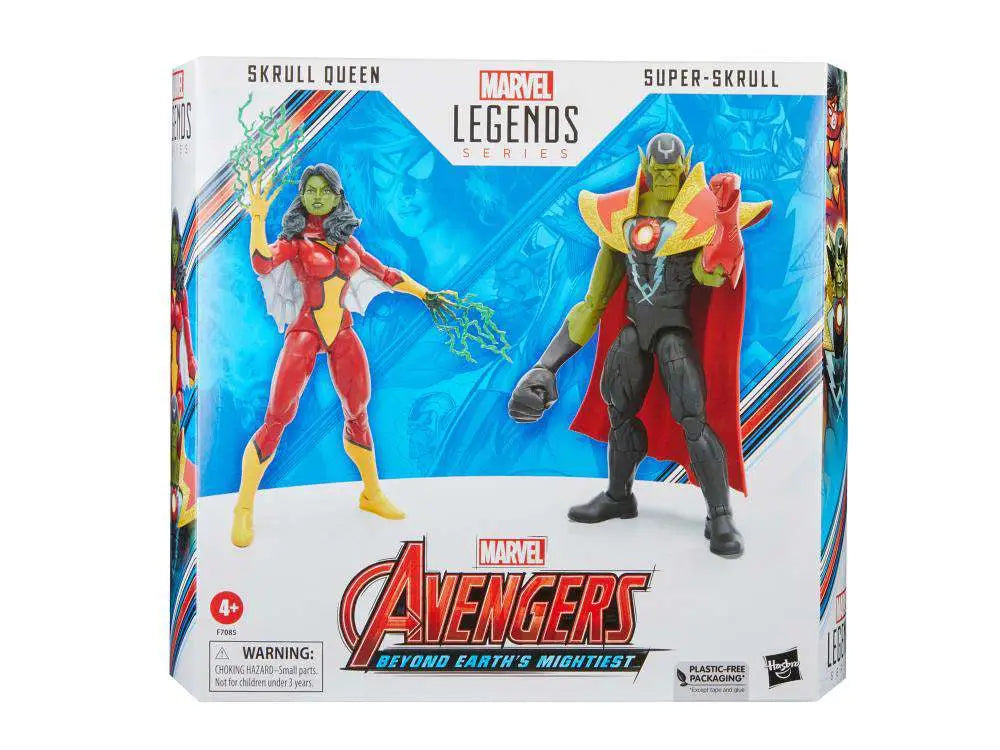 Figuras Skrull Queen & Super Skrull Beyond Earth Mightiest Los Venga