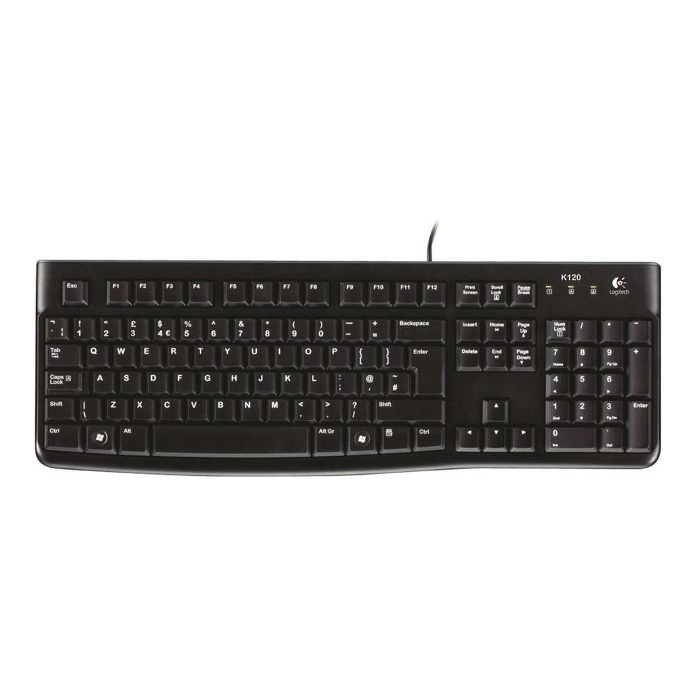 Teclado logitech k120 usb negro oem Frikytopia