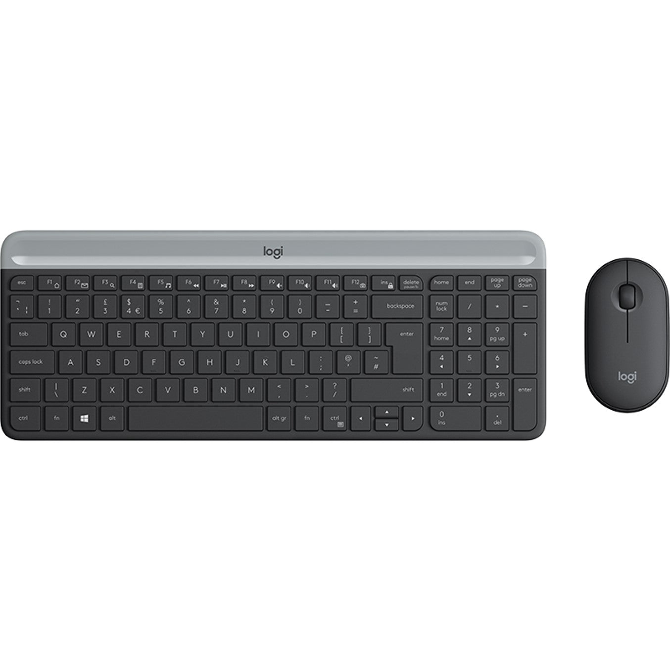 Teclado + mouse logitech mk470 wireless inalambrico Frikytopia