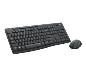 Teclado + mouse logitech mk295 silent negro wireles inalambrico Frikytopia