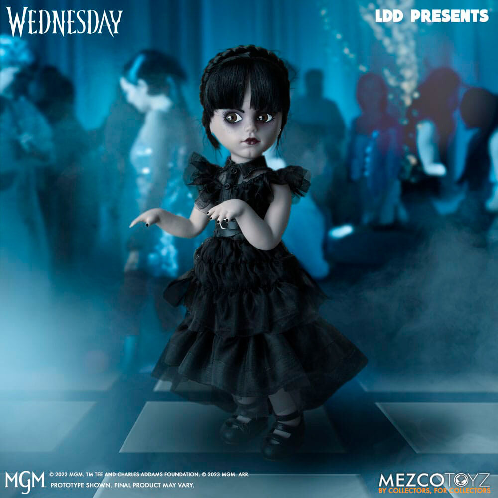 Figura mezco toys living dead dolls dancing wednesday 25 cm