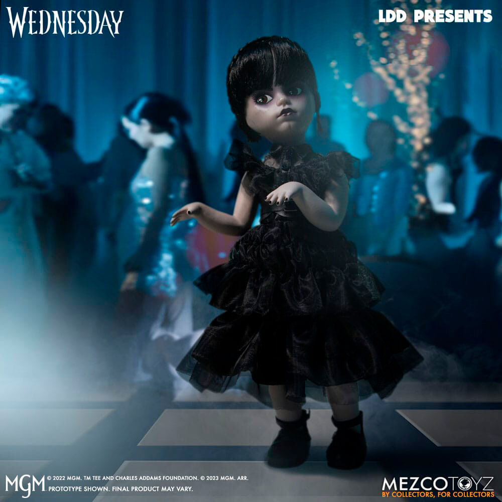Figura mezco toys living dead dolls dancing wednesday 25 cm