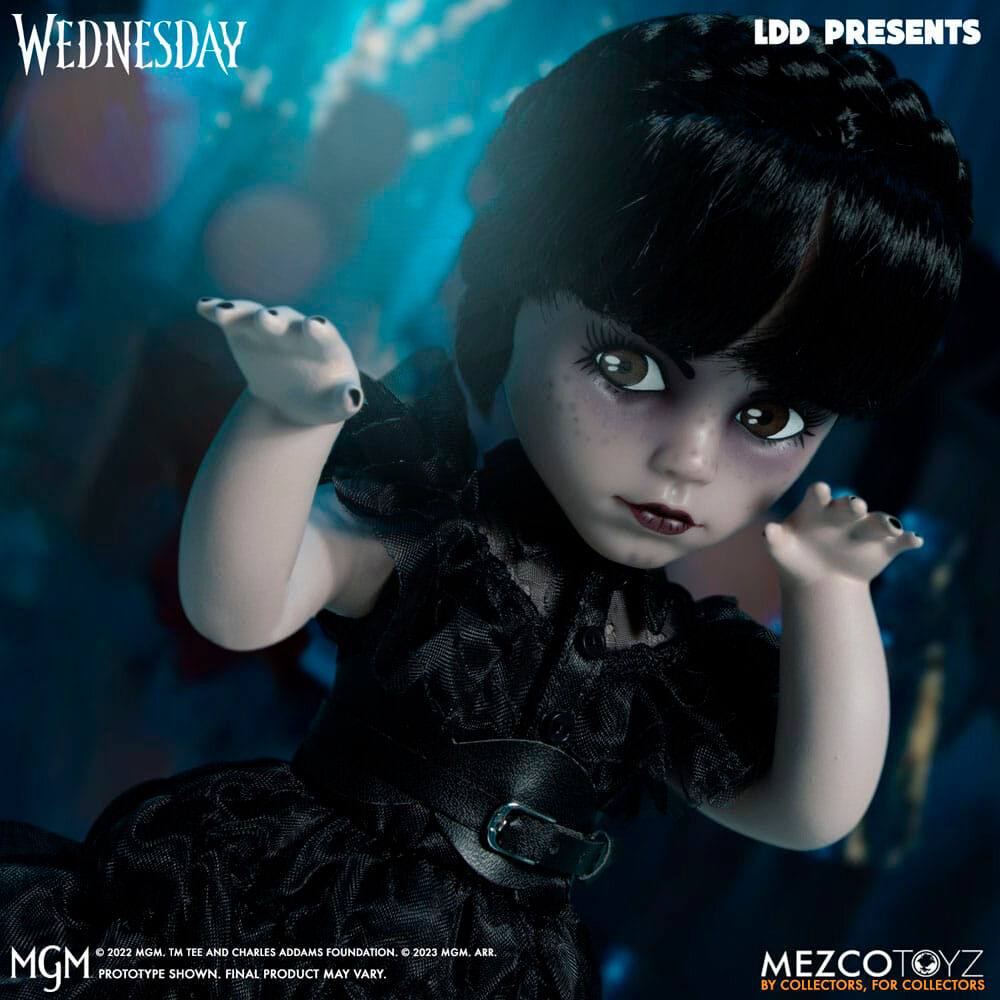 Figura mezco toys living dead dolls dancing wednesday 25 cm
