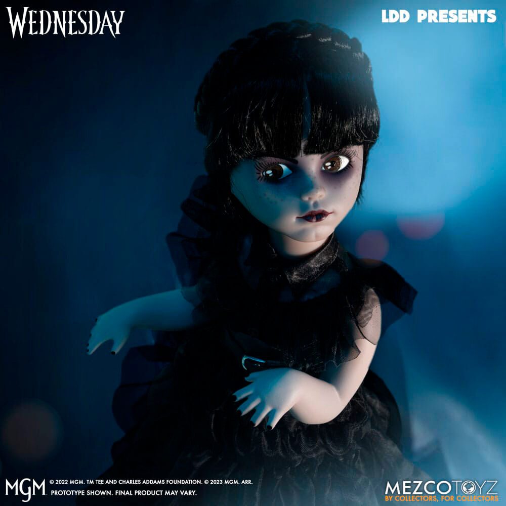 Figura mezco toys living dead dolls dancing wednesday 25 cm