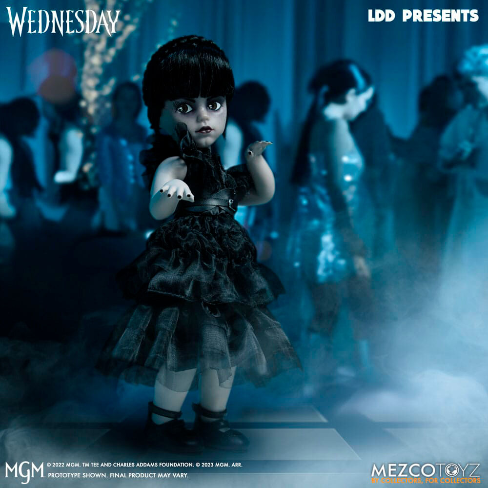 Figura mezco toys living dead dolls dancing wednesday 25 cm