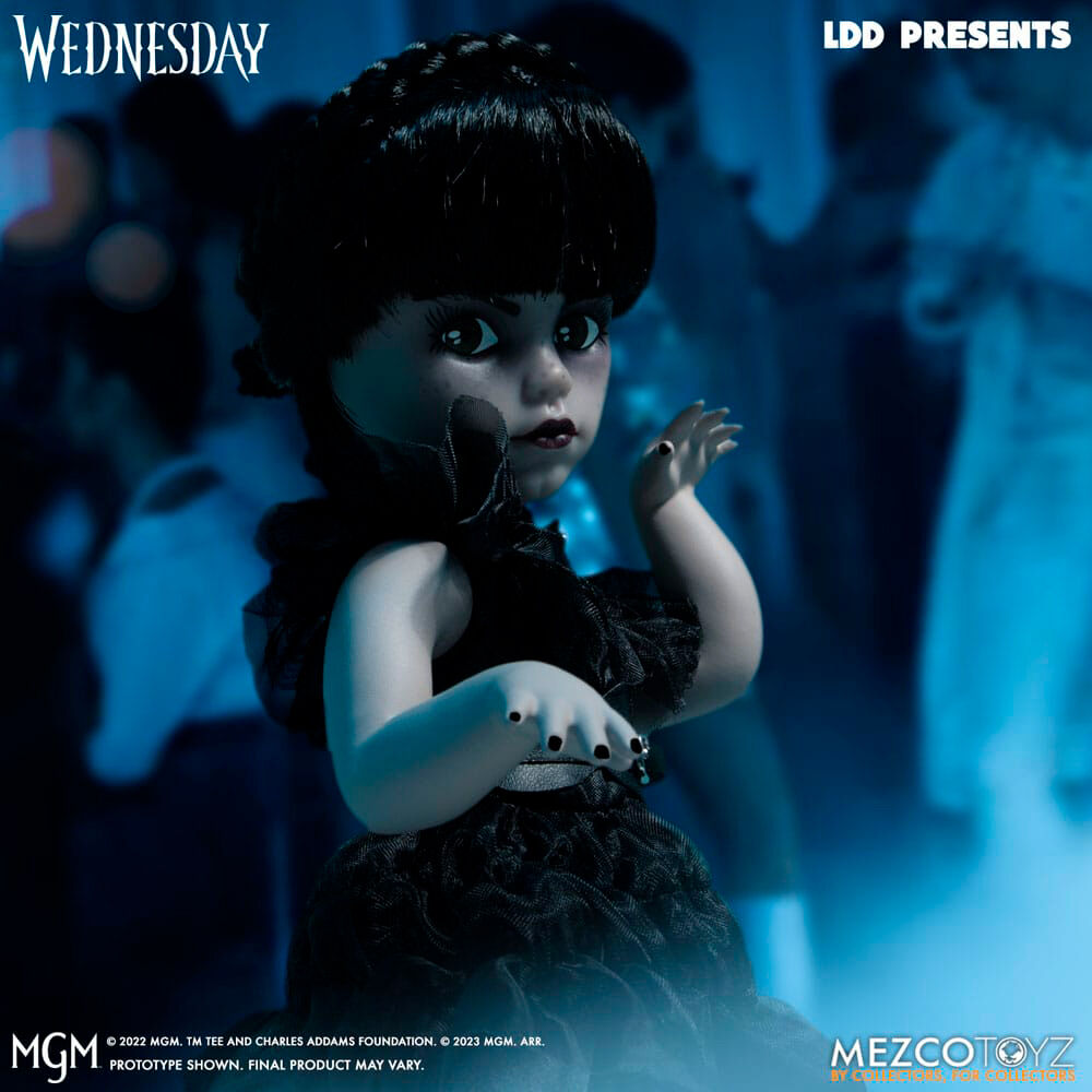 Figura mezco toys living dead dolls dancing wednesday 25 cm