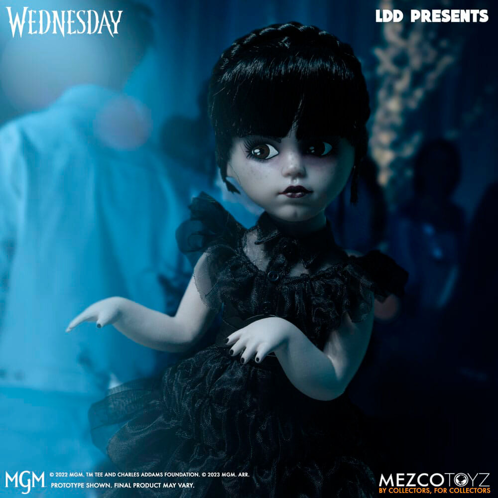 Figura mezco toys living dead dolls dancing wednesday 25 cm