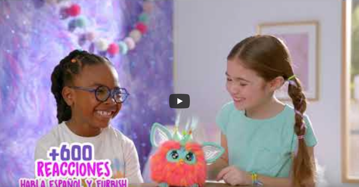 Juguete interactivo hasbro furby naranja coral