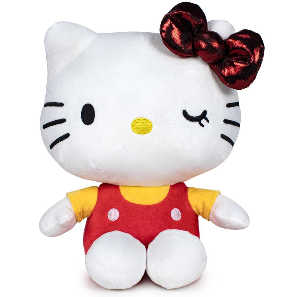 Peluche 50th Anniversary Hello Kitty 22cm rojo Frikytopia