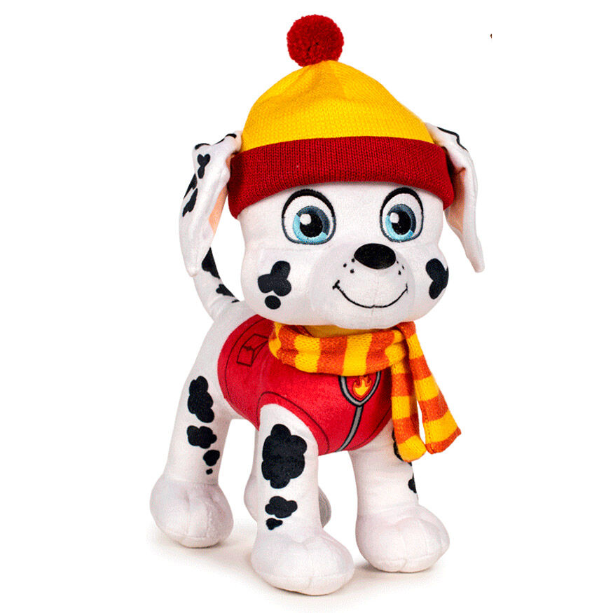 Peluche Invierno Marshall Patrulla Canina Paw Patrol 27cm Frikytopia