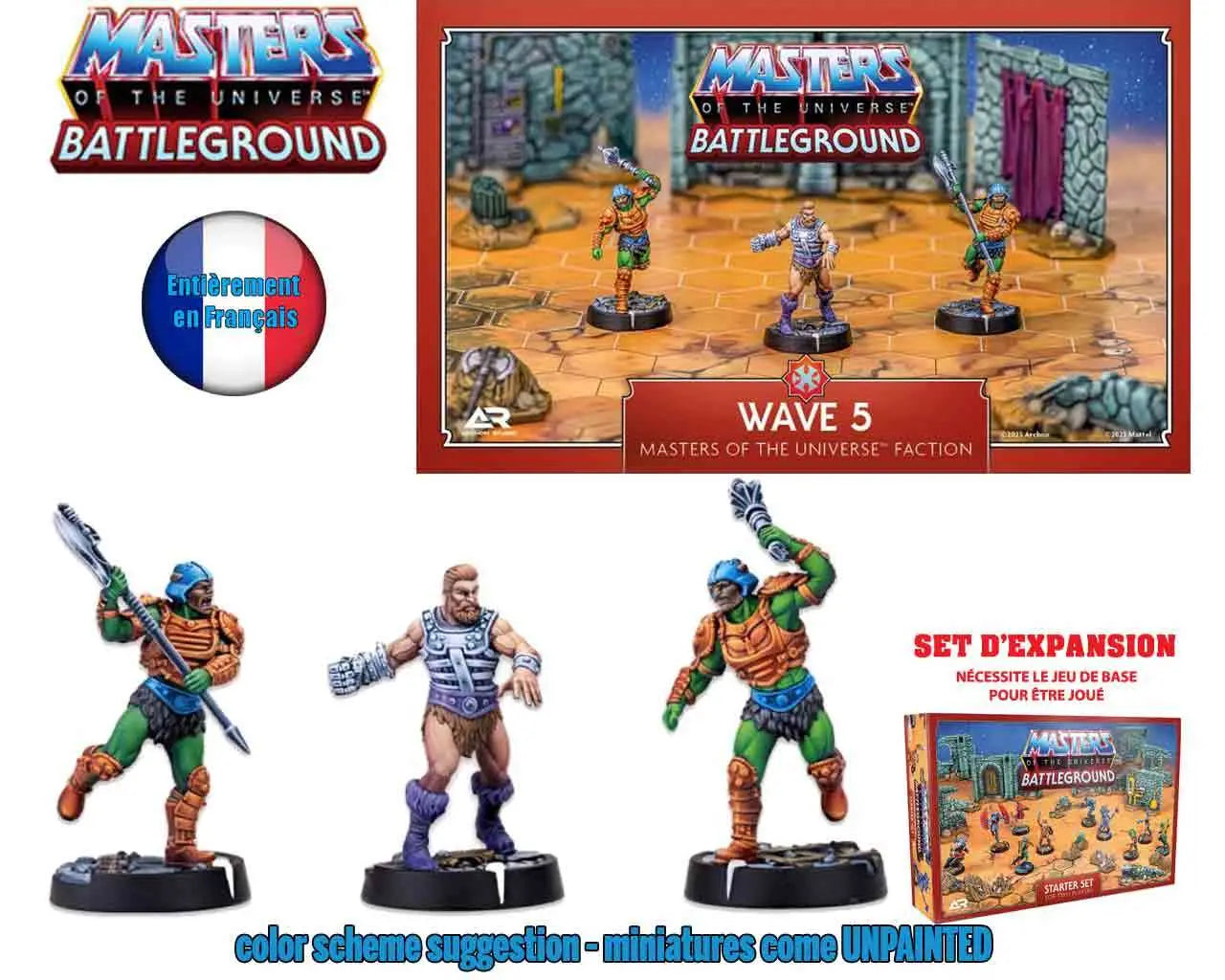 MotU:Battleground - Wave 5 - Evil Warriors Faction - ÉDITION FRANçAISE