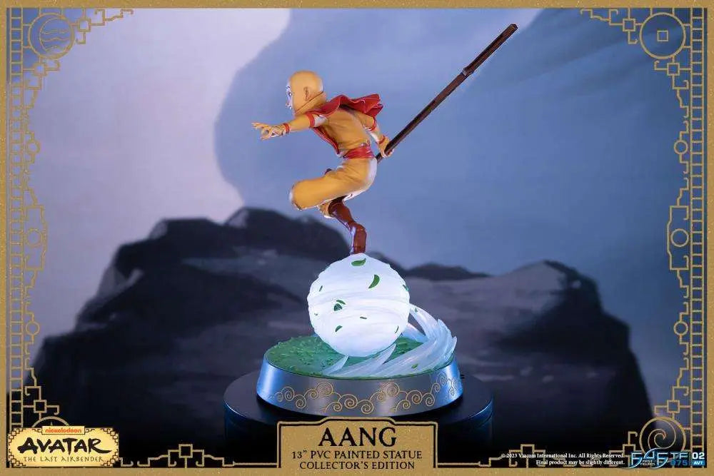 AVATAR THE LAST AIRBENDER AANG 11 PVC COLLECTOR EDITION PAINTED Estatua